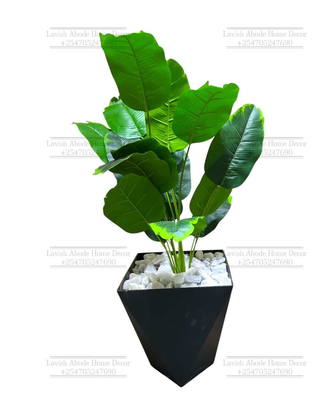 80cm Faux Banana Plant – Artificial Indoor & Outdoor Decorative Plant | Home Decor Kenya