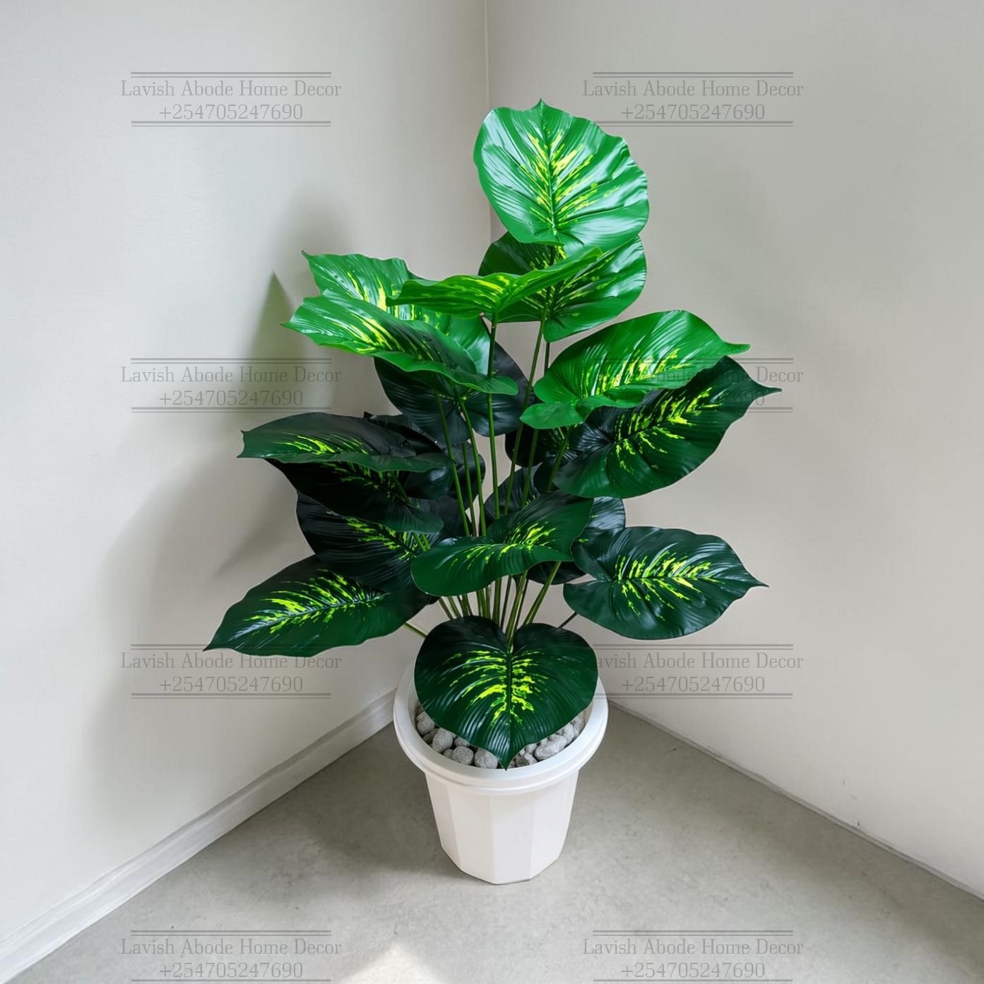 Artificial Decorative Plant with Planter Pot 80cm – Modern Indoor Greenery | Home Decor Kenya