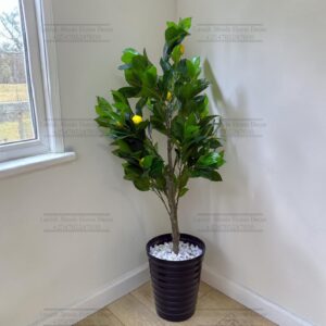 Artificial Lemon Plant with Planter – Fresh Kitchen & Home Decor Accent | Home Decor Kenya