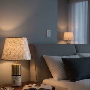 European Minimalist Marble Table Lamp – Modern Living Room & Bedroom Lighting | Home Decor Kenya