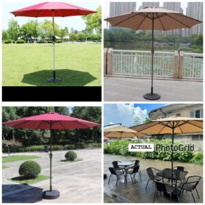 2.7M Outdoor Parasol Umbrella – UV Protection Patio Sunshade with Replaceable Cloth | Garden & Balcony Furniture Kenya