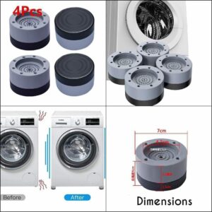 4PCS Anti-Vibration Pads – Shock & Noise Cancelling Appliance Support | Home Essentials Kenya