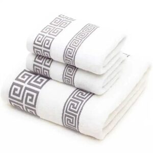 3-Piece 100% Cotton Bath Towel Set – Soft, Absorbent & Quick-Dry Towels | Bathroom Essentials Kenya