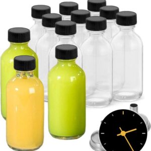 Set of 5 Ginger Shot Glass Bottles (60ml) – Reusable Mini Juice Bottles | Kitchen & Wellness Essentials Kenya