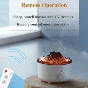 Volcano Aromatherapy Diffuser & Humidifier – 560ml LED Mist Air Humidifier with Remote | Home Wellness Kenya