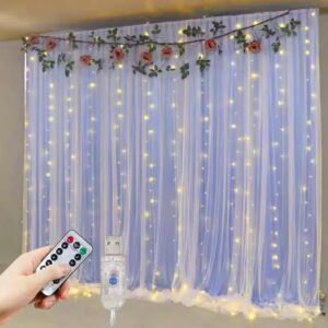 LED Curtain String Lights 3M by 3M – Warm Fairy Lights | Home Decor Kenya