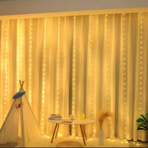 LED Curtain String Lights (3m × 2m) – Warm Fairy Lights for Bedroom & Events | Home Decor Kenya