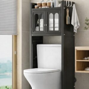 Premium Over-The-Toilet Storage Cabinet – Dustproof Bathroom Organizer with Shelves | Space Saving Furniture Kenya
