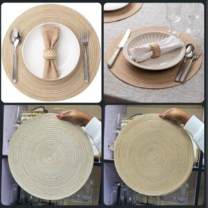 Nordic Woven Table Mats (6PCS Set) – Heat Resistant Dining Placemats | Kitchen & Dining Kenya