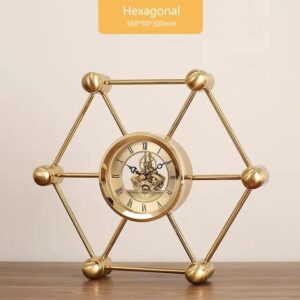 Hexagon Desktop Clock – Modern Decorative Table Clock | Home & Office Decor Kenya