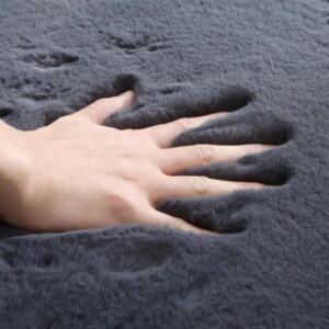 Ultra Soft Rabbit Fur Carpet (60×180cm) – Plush Irregular Bedside Rug | Home Decor Kenya