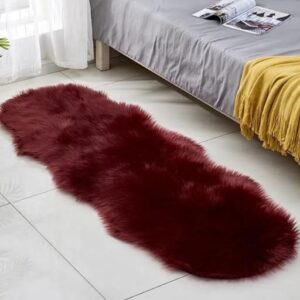 Faux Fur Carpet (60×180cm) – Soft Irregular Bedside Rug | Modern Home Decor Kenya