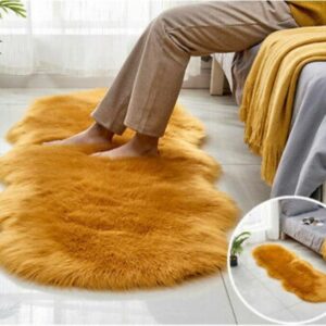 Faux Fur Carpet (60×180cm) – Soft Irregular Bedside Rug | Modern Home Decor Kenya