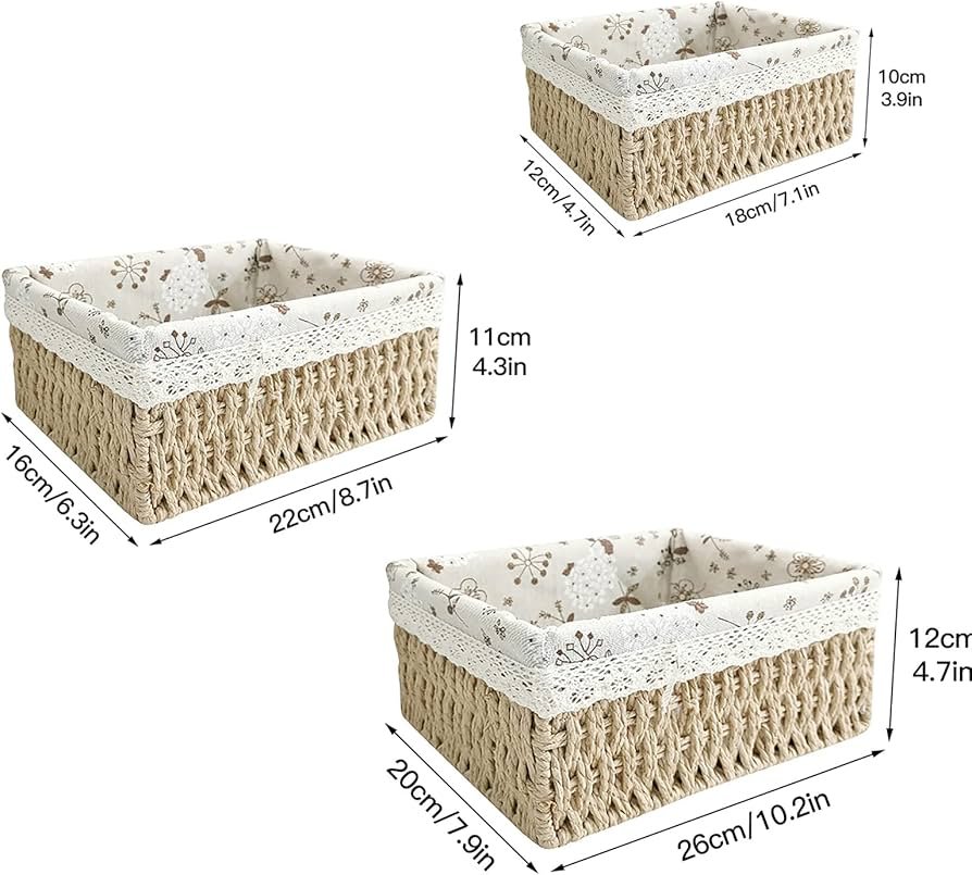 3-in-1 Woven Basket Organizer – Multipurpose Storage & Decor Basket | Home Organization Kenya - Image 3