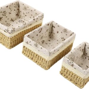 3-in-1 Woven Basket Organizer – Multipurpose Storage & Decor Basket | Home Organization Kenya