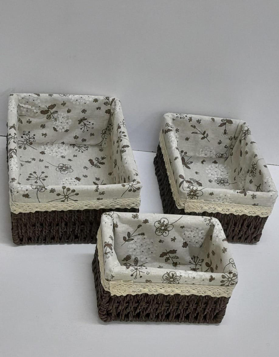 3-in-1 Woven Basket Organizer – Multipurpose Storage & Decor Basket | Home Organization Kenya - Image 2