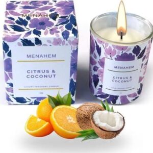 Menahem Scented Candle (50g) – Glass Jar Aromatherapy Candle | Home Fragrance Kenya