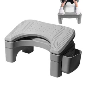 Ergonomic Foldable Toilet Footrest with Storage – Adjustable Squat Stool | Bathroom Essentials Kenya