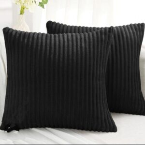 Corduroy Velvet Throw Pillow Cases – Soft Decorative Cushion Covers | Home Decor Kenya