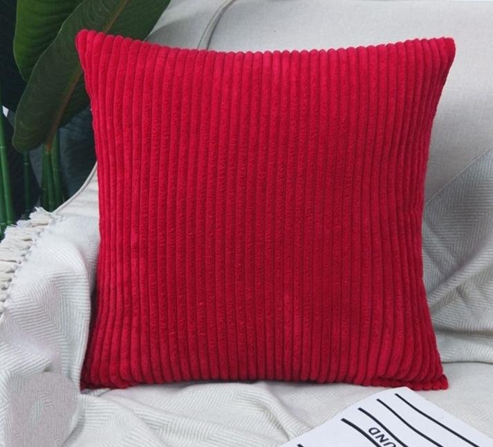 Corduroy Velvet Throw Pillow Cases – Soft Decorative Cushion Covers | Home Decor Kenya