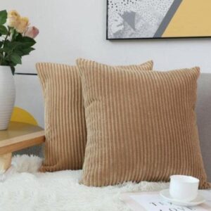 Corduroy Velvet Throw Pillow Cases – Soft Decorative Cushion Covers | Home Decor Kenya