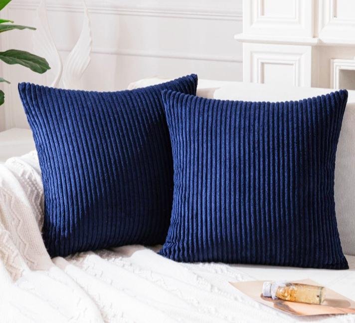 Corduroy Velvet Throw Pillow Cases – Soft Decorative Cushion Covers | Home Decor Kenya