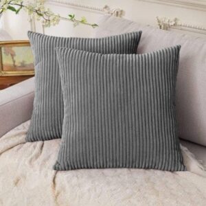 Corduroy Velvet Throw Pillow Cases – Soft Decorative Cushion Covers | Home Decor Kenya