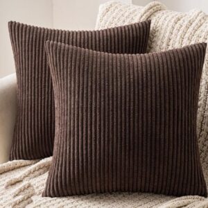 Corduroy Velvet Throw Pillow Cases – Soft Decorative Cushion Covers | Home Decor Kenya