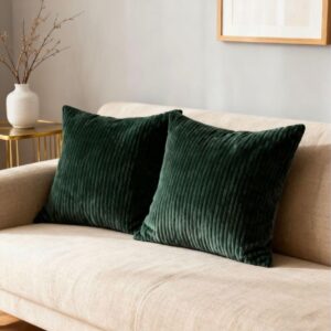 Corduroy Velvet Throw Pillow Cases – Soft Decorative Cushion Covers | Home Decor Kenya