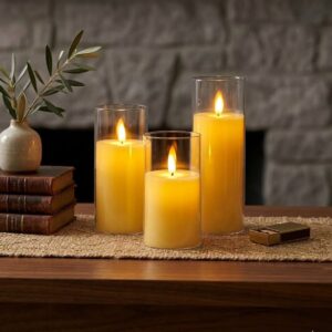 3-in-1 Flameless LED Candle Set – Battery Operated Decorative Candles | Home Decor Kenya