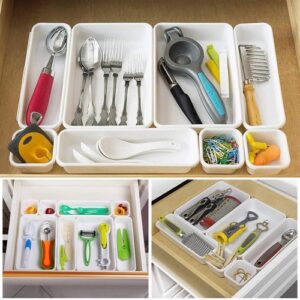 8-in-1 Drawer Organizer Set ( Gray) – Multipurpose Storage Compartments | Home Organization Kenya