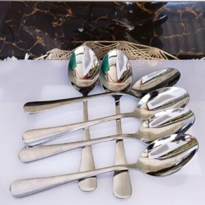 Heavy Gauge Stainless Steel Table Spoons – 6PCS Cutlery Set | Dining Essentials Kenya