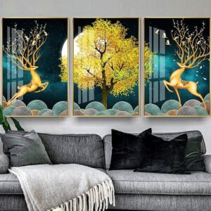 Beautiful Wooden Wall Hangings – Set of 3 Decorative Wall Art Pieces | Home Decor Kenya