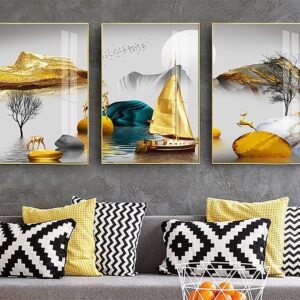 Beautiful Wooden Wall Hangings – Set of 3 Decorative Wall Art Pieces | Home Decor Kenya