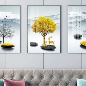Beautiful Wooden Wall Hangings – Set of 3 Decorative Wall Art Pieces | Home Decor Kenya