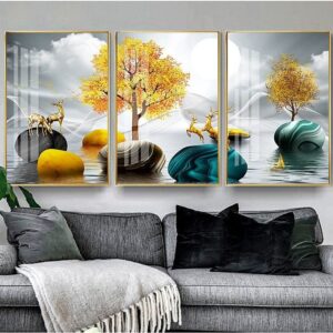 Beautiful Wooden Wall Hangings – Set of 3 Decorative Wall Art Pieces | Home Decor Kenya