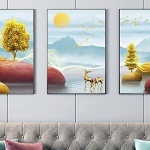 Beautiful Wooden Wall Hangings – Set of 3 Decorative Wall Art Pieces | Home Decor Kenya