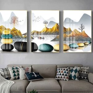Beautiful Wooden Wall Hangings – Set of 3 Decorative Wall Art Pieces | Home Decor Kenya