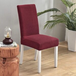 Slip Jacquard Dining Chair Seat Covers – Stretch Chair Protectors | Dining Room Decor Kenya