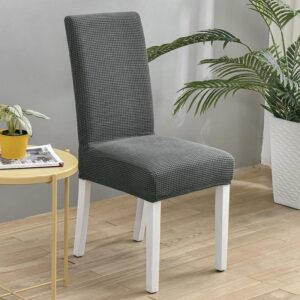 Slip Jacquard Dining Chair Seat Covers – Stretch Chair Protectors | Dining Room Decor Kenya