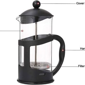 800ML French Coffee Plunger – Glass Coffee Press Maker | Coffee Accessories Kenya
