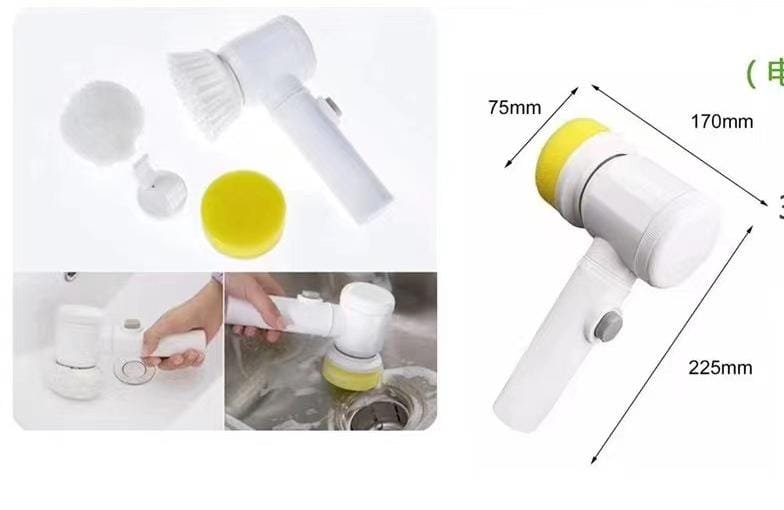 USB Rechargeable Magic Cleaning Brush – 3-in-1 Brush, Sponge & Polisher | Home Cleaning Gadget Kenya