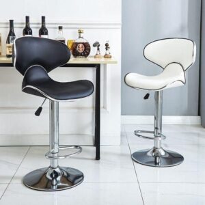 High Quality Adjustable Bar Stools – Metal & Leather Swivel Chairs | Modern Kitchen & Home Seating Kenya