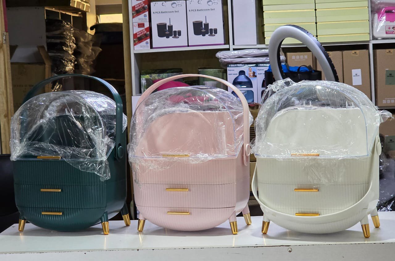 Luxury 35L Acrylic Cosmetic Storage Box – Multifunction Makeup & Jewelry Organizer | Vanity Storage Kenya - Image 2