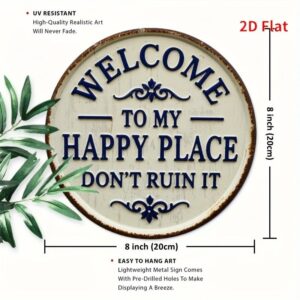 Welcome 2D Flat Metallic Hanging Decor Sign – Modern Wall Art | Luxury Home Décor Kenya