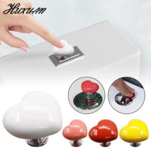 Heart Shape & Broken Heart Toilet Press Button – Love Toilet Water Tank Push Switch Protector | Bathroom Decor Kenya