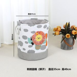 Kids Fabric Storage Basket – Foldable Toy & Laundry Organizer with Cute Animal Prints | Nursery Storage Kenya