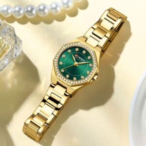 CURREN Ladies Watch #9100 – Luxury Stainless Steel Women’s Wristwatch | Elegant Fashion Watch Kenya
