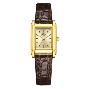 GEDI Ladies Watch – Elegant Leather Strap Women’s Watch with IP Plated Steel Finish | Fashion Watch Kenya