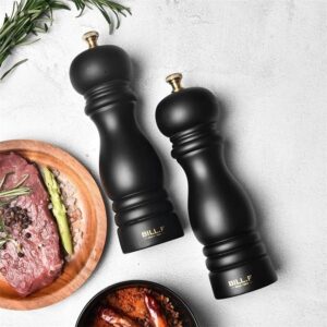 6-Inch Wooden Pepper Grinder Mill – Adjustable Stainless Steel Manual Spice Grinder | Kitchen Tool Kenya
